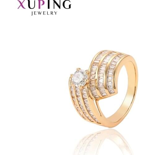 Xuping Luxury Temperament Ladies Newest Ring High Quality for Women Thanksgiving Gifts Jewelry 15745