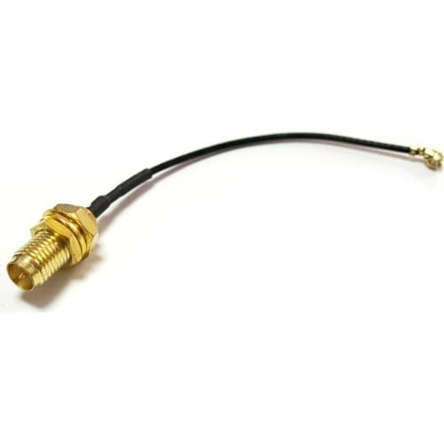 105mm HGLRC RG316 Pigtail SMA / RP-SMA Female Antenna Connector to MMCX Male Coaxial Cable Adapter for RC Drone FPV Racing Parts