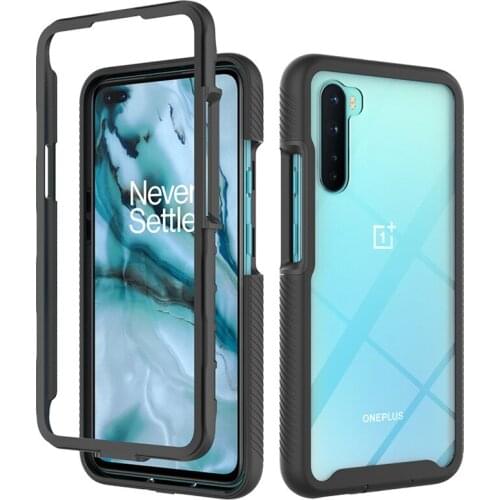 100pcs/Lot 360 Full Covered Front Frame Armor Phone Case For Oneplus 8 Pro For One Plus Nord 5G