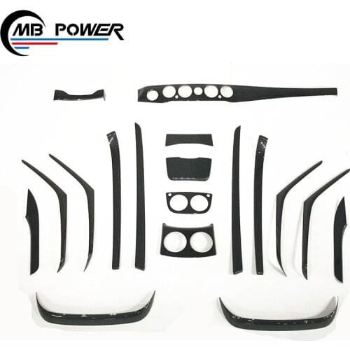 S Class W222 Car Carbon Fiber Control Panel S class W222 Central Air Conditioner Interior Trim Dashboard Cover accessories