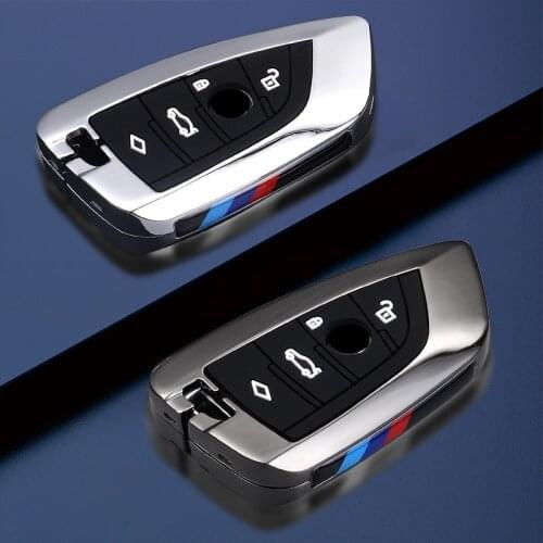 Zinc Alloy car Remote key case cover For BMW 2 3 5 7 Series 6GT X1 X3 X5 X6 F45 F46 G20 G30 G32 G11 G12 F48 G01 F15 F85