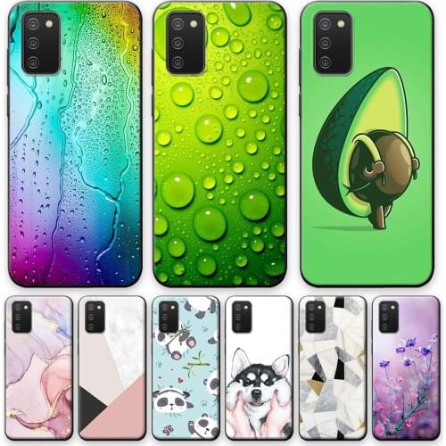 For Samsung A02s Case Shockproof Phone Cover For Samsung Galaxy A02s Avocado Soft TPU Silicone Case For Samsung A02s a02s A02 S