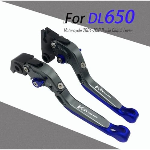 For Suzuki DL650 V-STROM DL 650 VSTROM 2004-2010 2008 2009 Motorcycle CNC Adjustable Folding Extendable Brake Clutch Levers