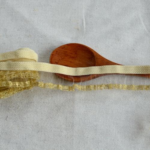 5m/Elastic Lace Ribbon for Underwear Apparel DIY Stretch Double Layers Lace Trims Handmade Sew Patchwork Accessories