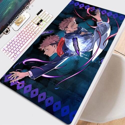 Mouse Pad Pc Gaming Gamer Cabinet Mause For Non-slip Mat Custom Computer Table Mat Cute Office Xxl Pads Desk Cool Jujutsu Kaisen