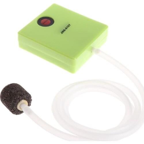 1Pc Mini Tank Aquarium Oxygen Pump Dry Battery Operated Fish Tank Air Pump Aerator Oxygen With Air Stone