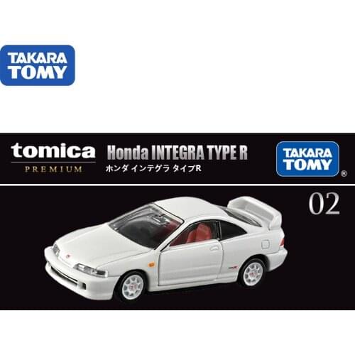 TAKARA TOMY Japan Black Box Simulation Alloy Car Model Toy Flagship TP02 Honda INTEGRA TYPE Sports Car Kids Christmas Gift Toys