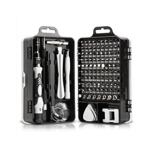 Precision Screwdriver Set Mobile Repairing Tools 115 In 1 Multi-Function Screwdriver Set Computer Pc Install Screwdriver Bit
