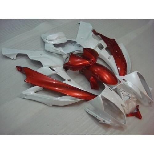 Fairing Kits YZF600 R6 2006 - 2007 Pearl White Orange Gold Full Body Kits YZFR6 07 Abs Fairing YZFR6 07