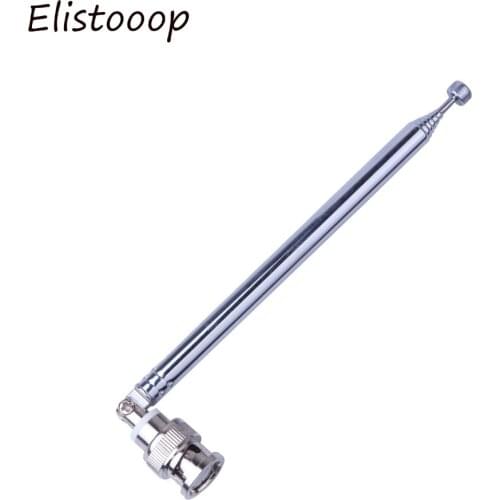 45cm Telescopic Antenna FM Radio Extendable Antenna with BNC Connector Portable FM Radio Scanner VHF UHF TV Antennas