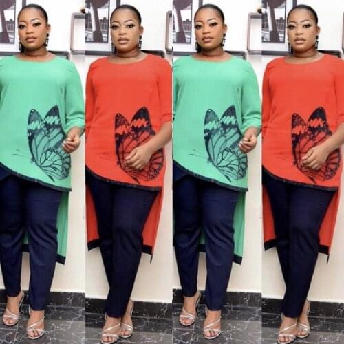 2020 Dashiki Traditional African Clothing Two Piece Set Women Africaine Diamond Bodycon Dress+Pants African Clothes