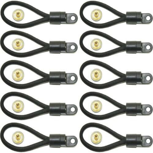 SHOCKCORD PULLDOWN BUNJI LOOPs (RINGGRIP) 70 mm x 10 + POSTS for tonneau repairs