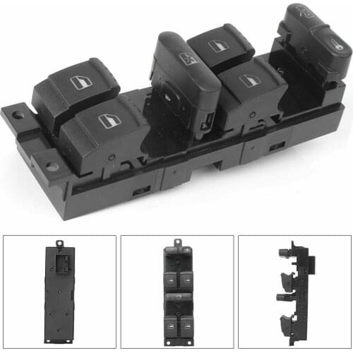 TIANBANG Window Master Switch Control Power 1J4959857B 1J4959857 1J4959857D SW9538 ADP12158601S For 1999-2004 VW Golf Bora Jetta