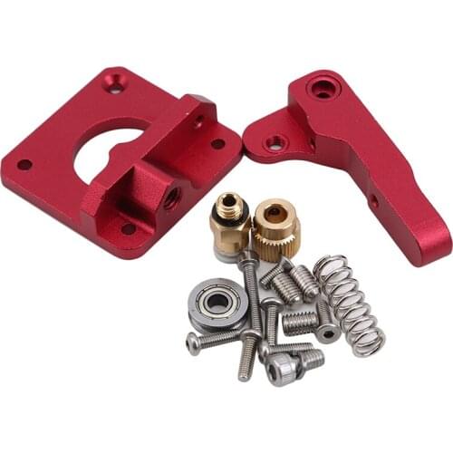 High Quality Red Extruder Upgraded Replacement Aluminum Alloy Drive Feed 3D Printer Extruders For Remote dedicated