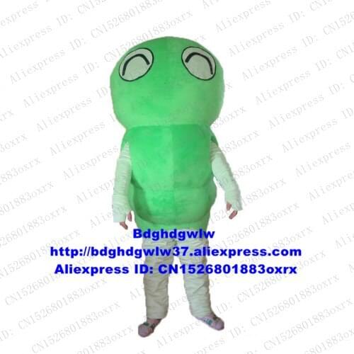 Green Carpenterworm Caterpillar Stiff Silkworm Silworms Worm Bug Mascot Costume Character Wedding Ceremony Big Party zx1330