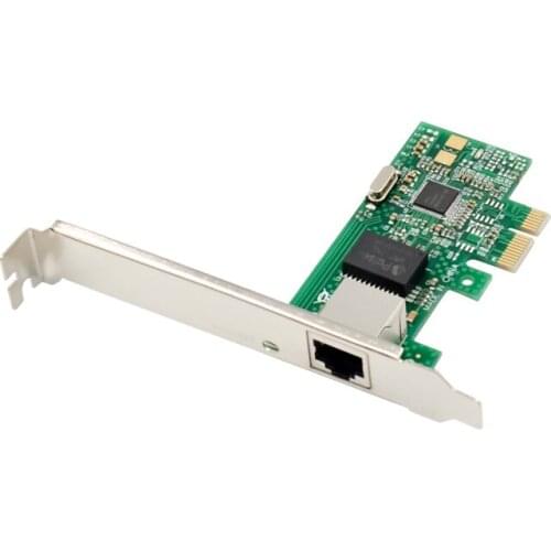 1 RJ45 Port PCIe x1 Gigabit Single port Chip intel I211 1GbE Lan Network Card Adapter Controller 1000M Ethernet PCI Express 1X