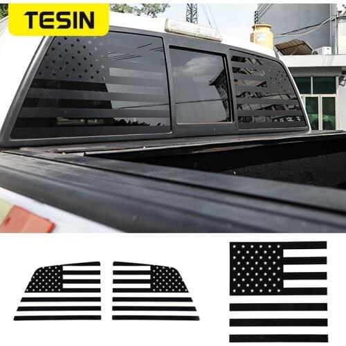 TESIN Car Stickers For Ford F150 Raptor Car Exterior Rear Windshield Window Decoration Stickers For Ford F150 Raptor 2009-2014