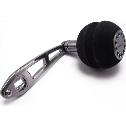 CATCHSIF 3.5INCH Length Half Balanced Metal Handle with 40mm Black EVA knob