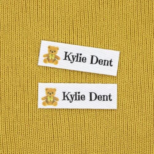 120 piece Custom Ironing Labels, Logo or Text, Personalized Brand , Clothing Labels, handmade, Iron on label(YT228)