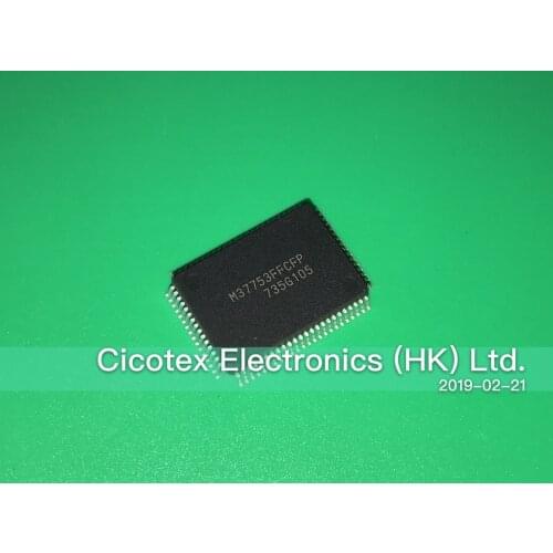 M37753FFCFP PQFP80 37753 SINGLE CHIP 16 BIT CMOS MICROCOMPUTER FLASH MEMORY VERSION 37753FFCFP