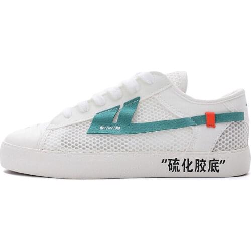 Mens shoes summer 2021 new mesh canvas shoes mens low-cut wild white shoes breathable shoes women