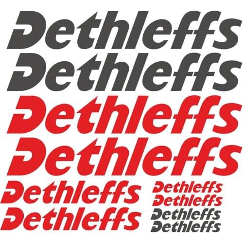 For Dethleffs aufkleber sticker wohnmobil camper wohnwagen caravan 10 Sticker Pieces Car Styling