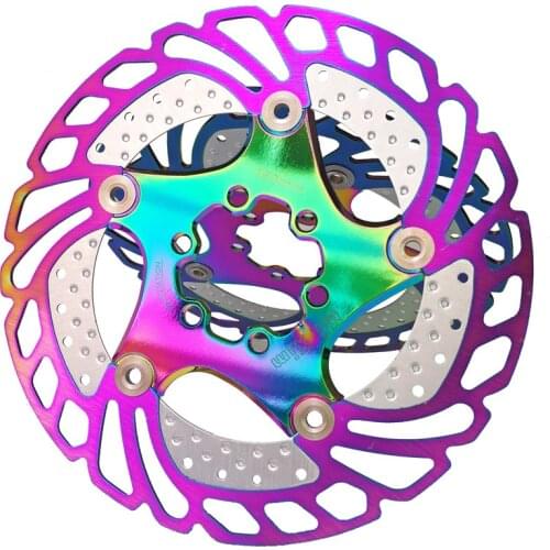 2021New Bicycle Disc Brake Cooling Floating Rotor 203mm 180mm 160mm 140mm 6 bolts Rotor steelFor mountain Road Bike RT99 RT86