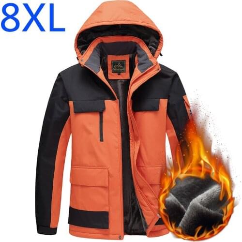 New Arrival Fashion Suepr Large Winter Young Men Oversized Hooded Padded Jacket Casual Thick Coat Mens Plus Size XL-6XL 7XL 8XL