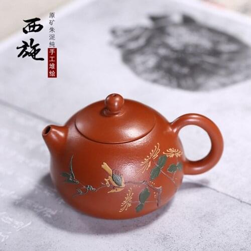 Mud painting beauty are recommended to kung fu tea set manufacturer wholesale custom small gift teapot sketch custom