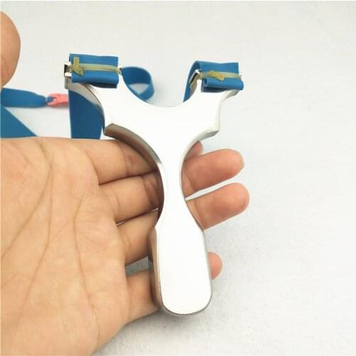 Slingshot Hunting Catapult rubber band Stainless Steel Outdoor Shooting Game High Quality Slingshots Accept customization
