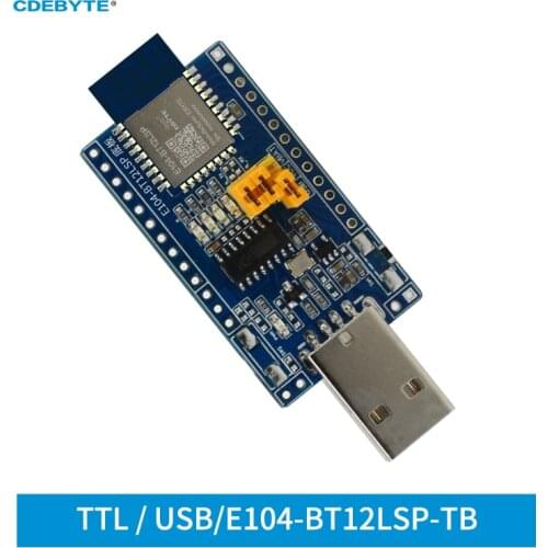 TLSR8253F512 2.4G UART SMD SIG Mesh Networking Module Bluetooth Test Kit Low Power Consumption CDEBYTE E104-BT12LSP-TB