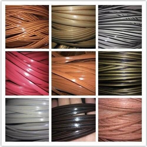 500G 60meters flat synthetic rattan weaving material plastic rattan for knit and repair chair table hammock synthetic rattan