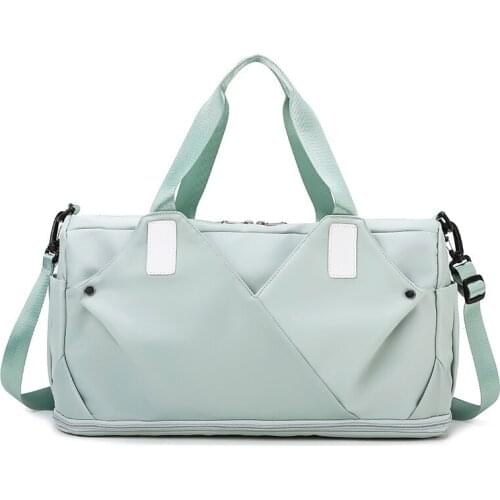 BOWTAC Sports Fitness Bag Women Fitness Yoga Bag Travel Duffle Luggage Handbag Expandable Dry Wet Combo Female Gym Accessories