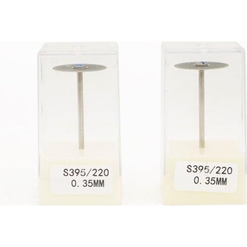 Dental diamond sand electroplated sintered slices Double-sided zirconia straight machine cutting blades