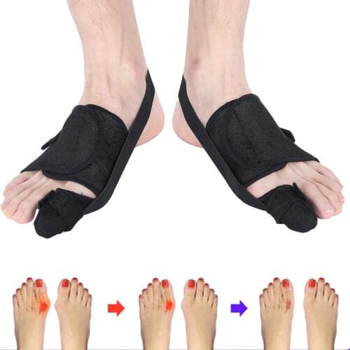 Hallux Valgus Bunion Corrector Double Adjustment Elastic Toe Separator Correction Tool Orthotics Feet Bone Thumb Straightener