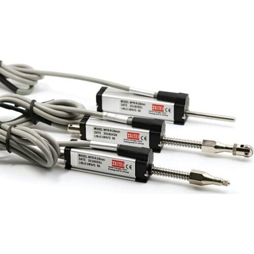 WYR-R-25mm miniature self-recovery electronic ruler spring self-reset sensor injection molding machine