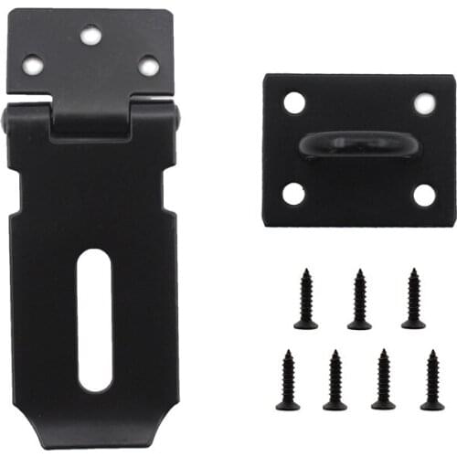 3" Heavy Duty Door Hasp Padlock Latch, Stainless Steel Thickened Gate Bolt Lock for Shed Window,Cabinet,Drawer,Cupboard and Box