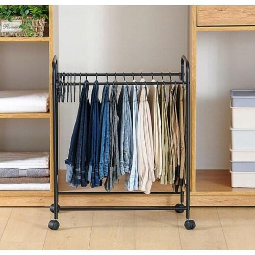Pant storage artifact multi layer pant rack pant clip pant hanger household wardrobe inner storage pant hanger hanging silk scar