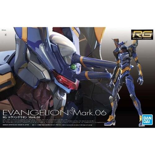 Bandai RG EVA Unit 6 Nagisa Kaoru Evangelion Assemble Action Figureals Brinquedos Model