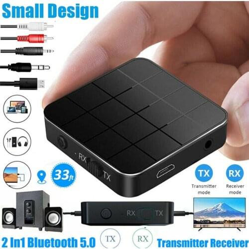 Bluetooth 5.0 Audio Receiver Transmitter AUX RCA 3.5MM Jack USB Music Stereo Wireless Adapters For Car TV PC Speaker headphones