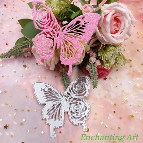 Four Beautiful Butterfly Metal Cutting Dies Stencils For DIY Scrapbooking Decorative Embossing Handcraft Die Cutting Template