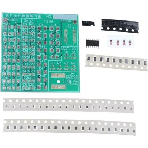 DIY Electronics SMD SMT Components Soldering Practice Board Kits 3-12V