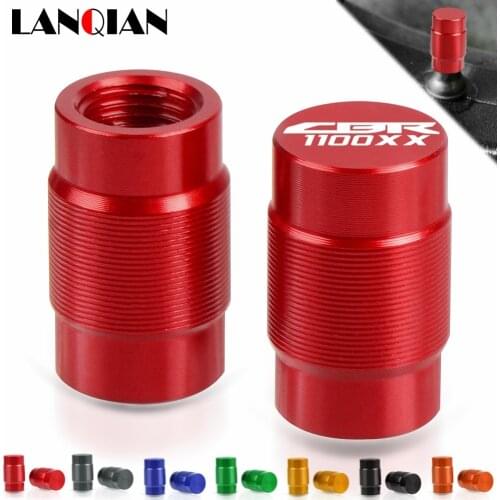 For Honda CBR1100XX BLACKBIRD Motorcycle Aluminum Wheel Tire Valve Stem Caps Airtight Covers CBR 1100XX Blackbird 1997-2007