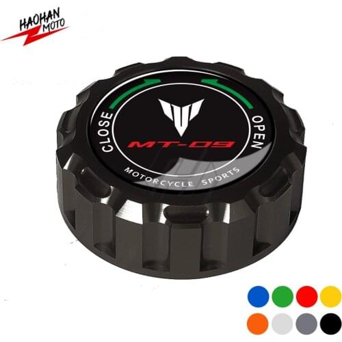For Yamaha MT-09 FZ-09 MT09 Reservoir Cover 2013-2017 CNC Motorcycle Rear Brake Reservoir Cap
