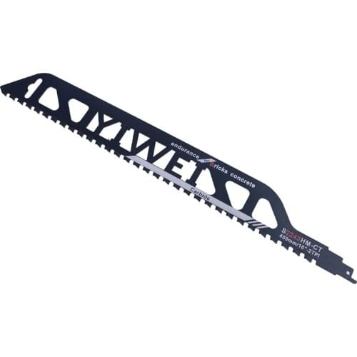 Demolition Masonry Reciprocating Saw Blade for Cutting Bricks Concrete with Cemented Carbide Teeth Blades