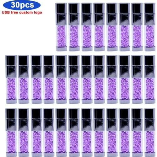 30pcs/lot New style metal Pen Drive 128gb 64gb 32gb USB 2.0 flash drive real capacity pendrive 4g 8gb 16gb memory usb free logo