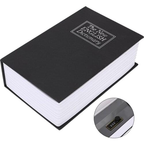 Mini Dictionary Book Safe Box Money Hide Secret Security Safe Lock Cash Money Coin Storage Piggy Bank Jewelry Key Locker Gift