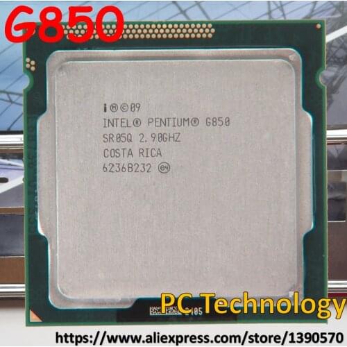 Original Intel Pentium G850 CPU 2.9GHz 3M LGA1155 65W desktop Dual-Core Free shipping delivery within 1 day