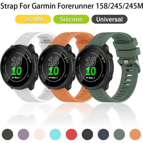 20mm Band For Garmin Forerunner 158/245M/645 Vivoactive 3 Venu SQ Smart Watch Bracelet Wrist Strap For Galaxy Active 2 44mm 40mm