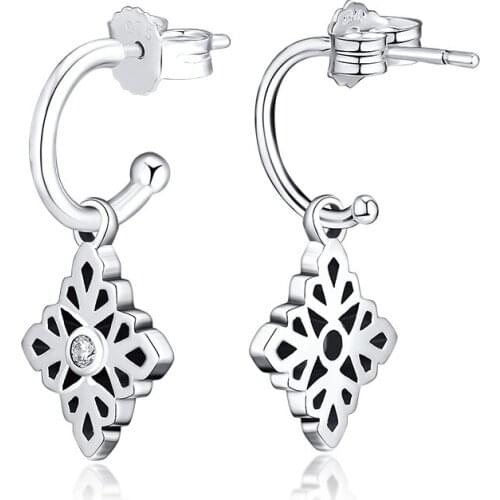 CKK Authentic 925 Sterling Silver Chandeliers Drop Earrings for Women Earings Fashion Jewelry Brincos Wholesale